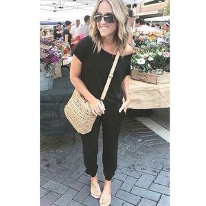 Solid Casual Comfy Jumpsuit w/Pockets